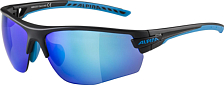 Очки солнцезащитные Alpina 2022 Tri-Scray 2.0 Hr Black Cyan Matt blue mirror Cat. 3 / clear Cat. 0 / orange mirror Cat. 2