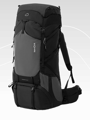 Рюкзак Kanrock Charger 90+15 Charcoal Black