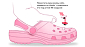 Украшение для обуви Crocs Broken Heart