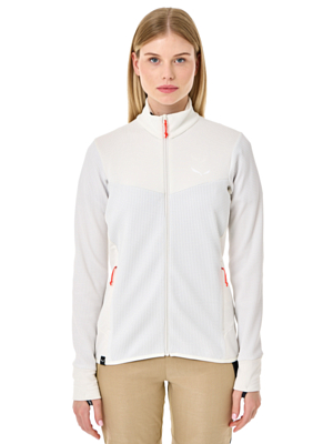 Флисовая куртка Salewa Puez Waffle Hybryd PL White