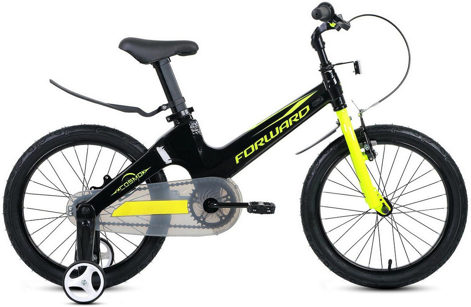 Велосипед Forward Cosmo 18 2020 черный/зеленый