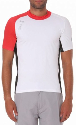 Футболка для парусного спорта SLAM Win-D Breeze T-Shirt SS White/Red/Black