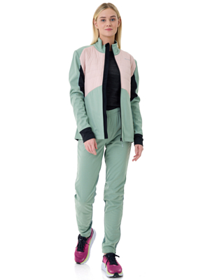 Куртка беговая Nordski Hybrid Pro W Ice Mint/Soft Pink