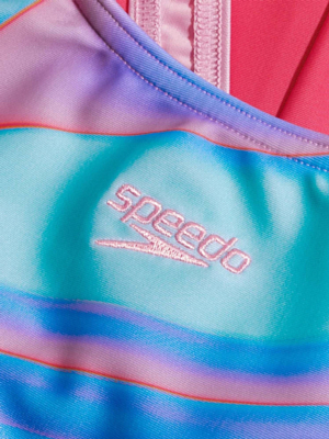 Купальник детский Speedo Printed Pulseback Blue/Pink