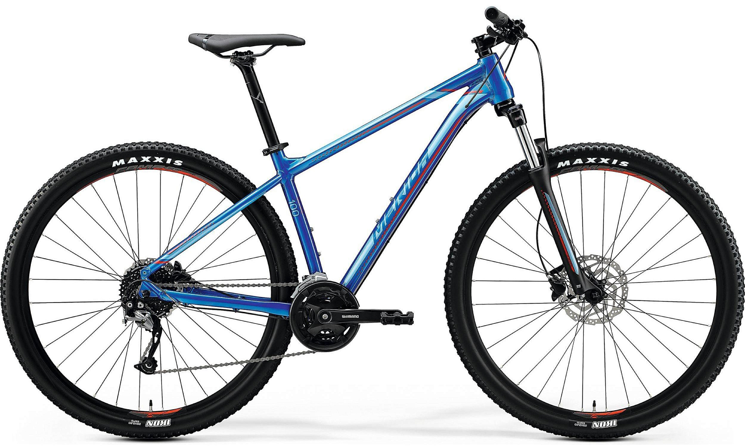 Велосипед MERIDA Big.Nine 100 2020 Glossy Blue/Red
