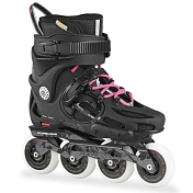 Роликовые коньки Rollerblade 2016 TWISTER 80 W- BLACK/PINK FLUO / чёрный/розовый