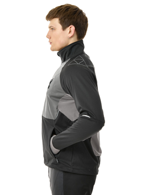 Куртка беговая FISCHER Asarna Black/Anthracite