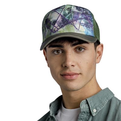 Кепка Buff Trucker Cap Campast Green