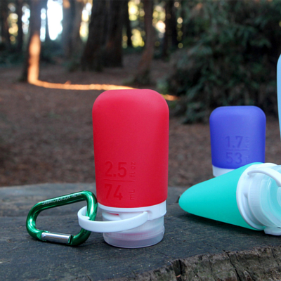 Силиконовый флакон Humangear GoToob+ М 74 мл Teal