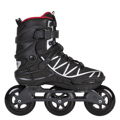 Роликовые коньки Powerslide Phuzion Argon Scarlet 100 Black/Grey