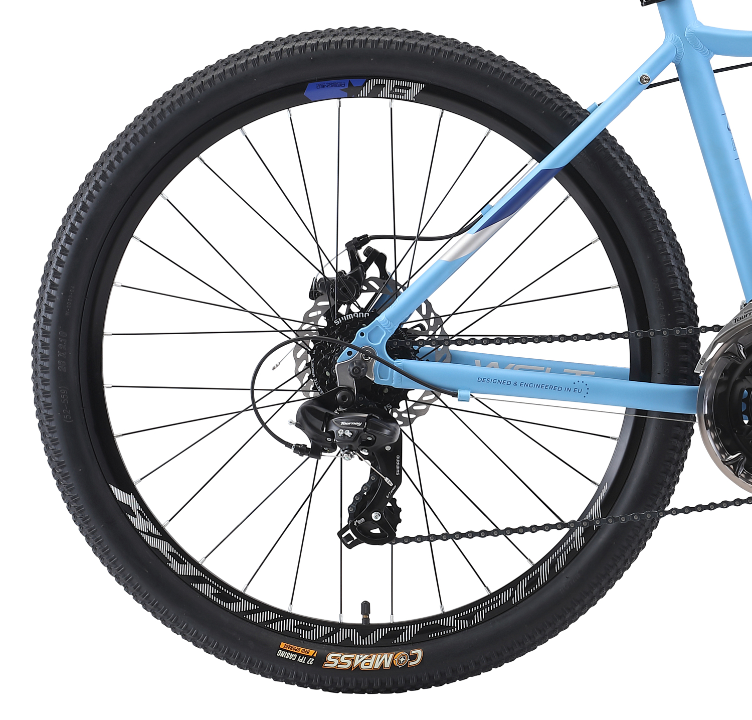 Велосипед Welt Edelweiss 1.0 D 26 2021 Matt blue