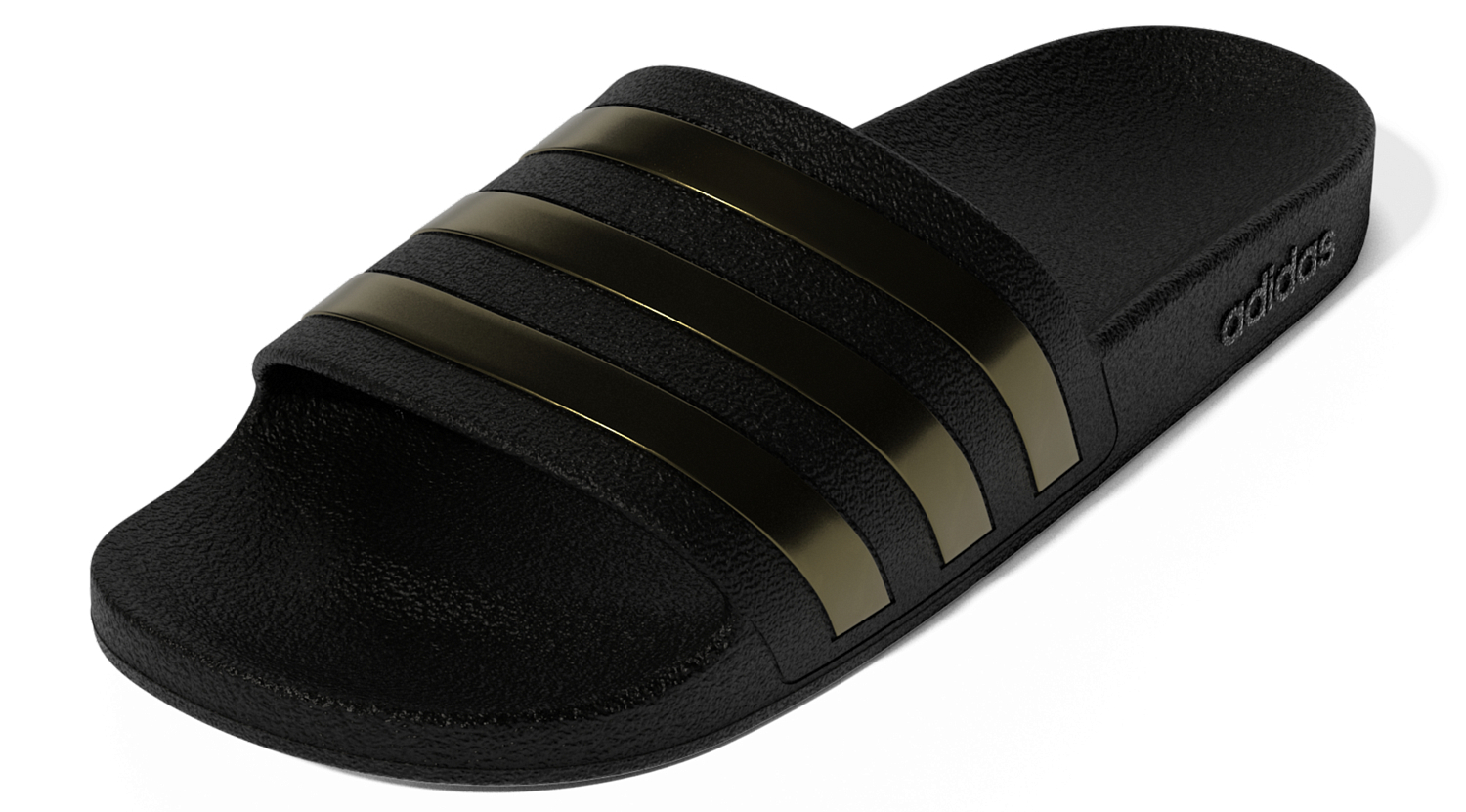 Сланцы Adidas Adilette Aqua Core Black/Gold Metallic/Core Black