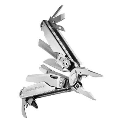 Мультиинструмент Leatherman Surge 21 инстр, 11,5см, чехол нейлон Стальной