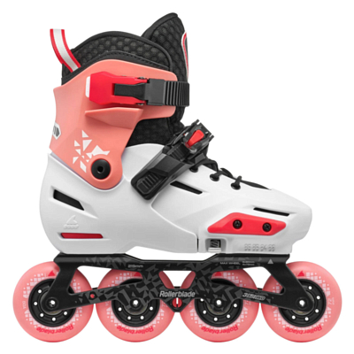 Роликовые коньки Rollerblade Apex Platinium/Coral