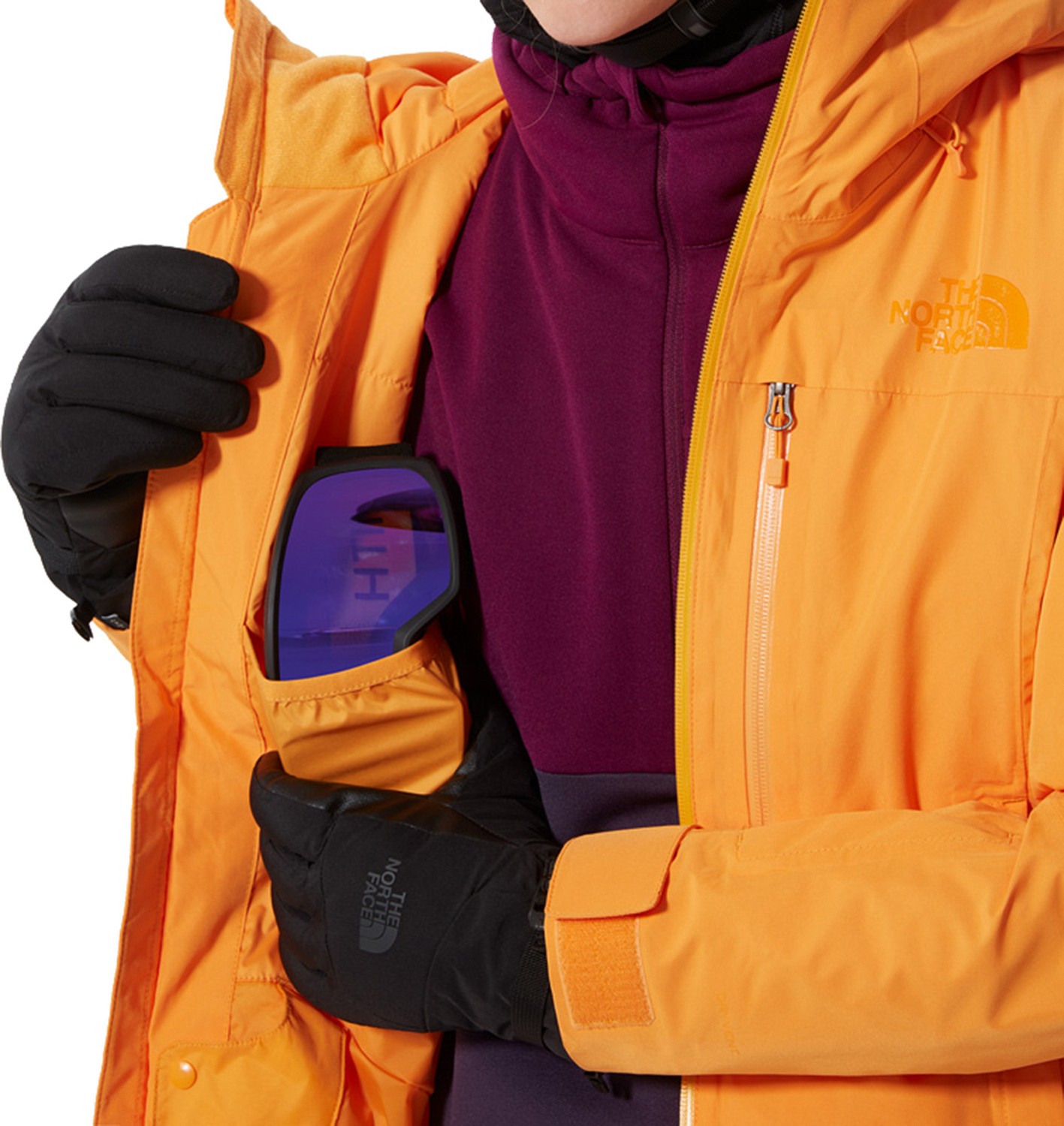 Куртка горнолыжная The North Face Descendit Jkt W Brushfire Ornge