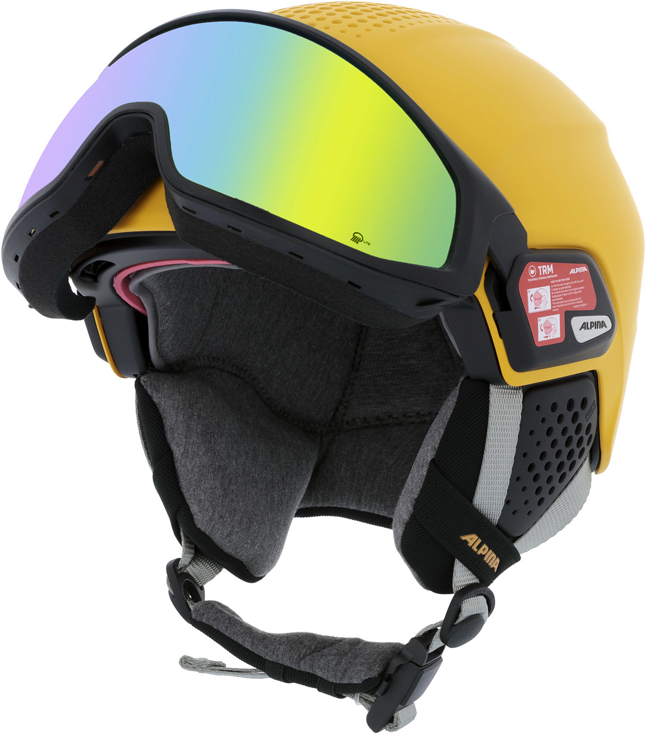 Шлем с визором ALPINA Alto Q-Lite Burned-Yellow Matt