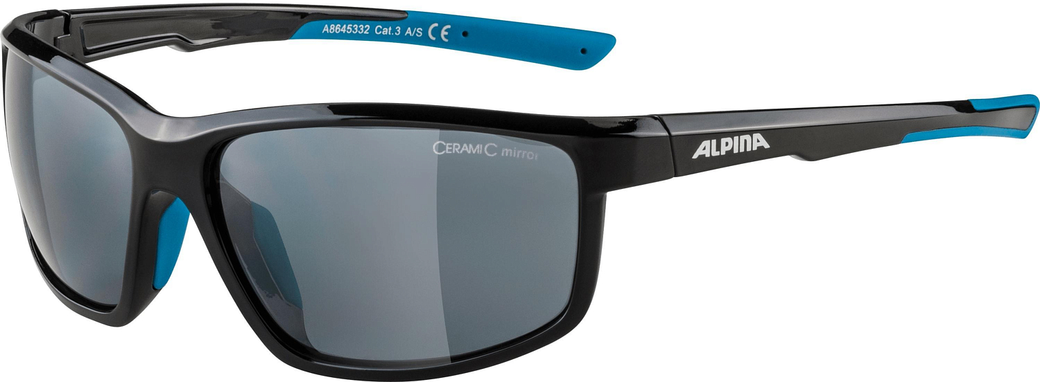 Очки солнцезащитные Alpina 2020 Defey Black Cyan/Black Mirror