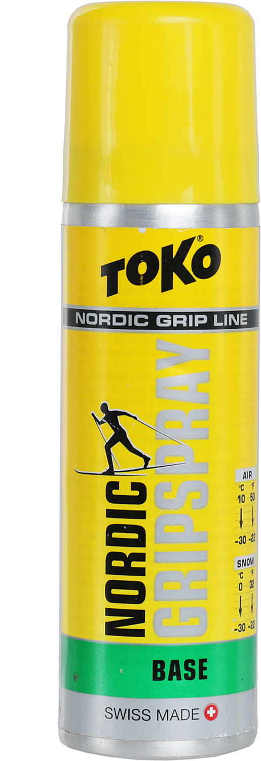 Спрей TOKO Grip Line Nordic GripSpray Base (зеленая базовая , 0С/-30, 70мл)