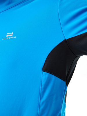 Куртка беговая Nordski Pro Light Blue/Black