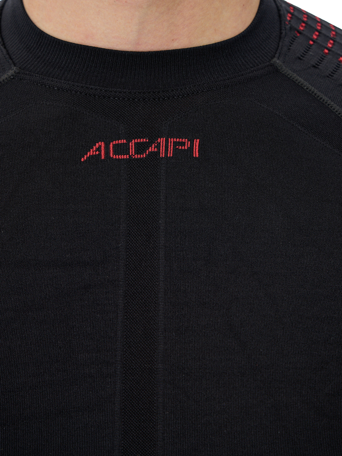 Футболка с длинным рукавом Accapi Synergy Long Sleeve Shirt Black/Red