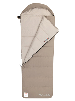 Спальник Naturehike Envelope M400 + Compression Bag Right Beige