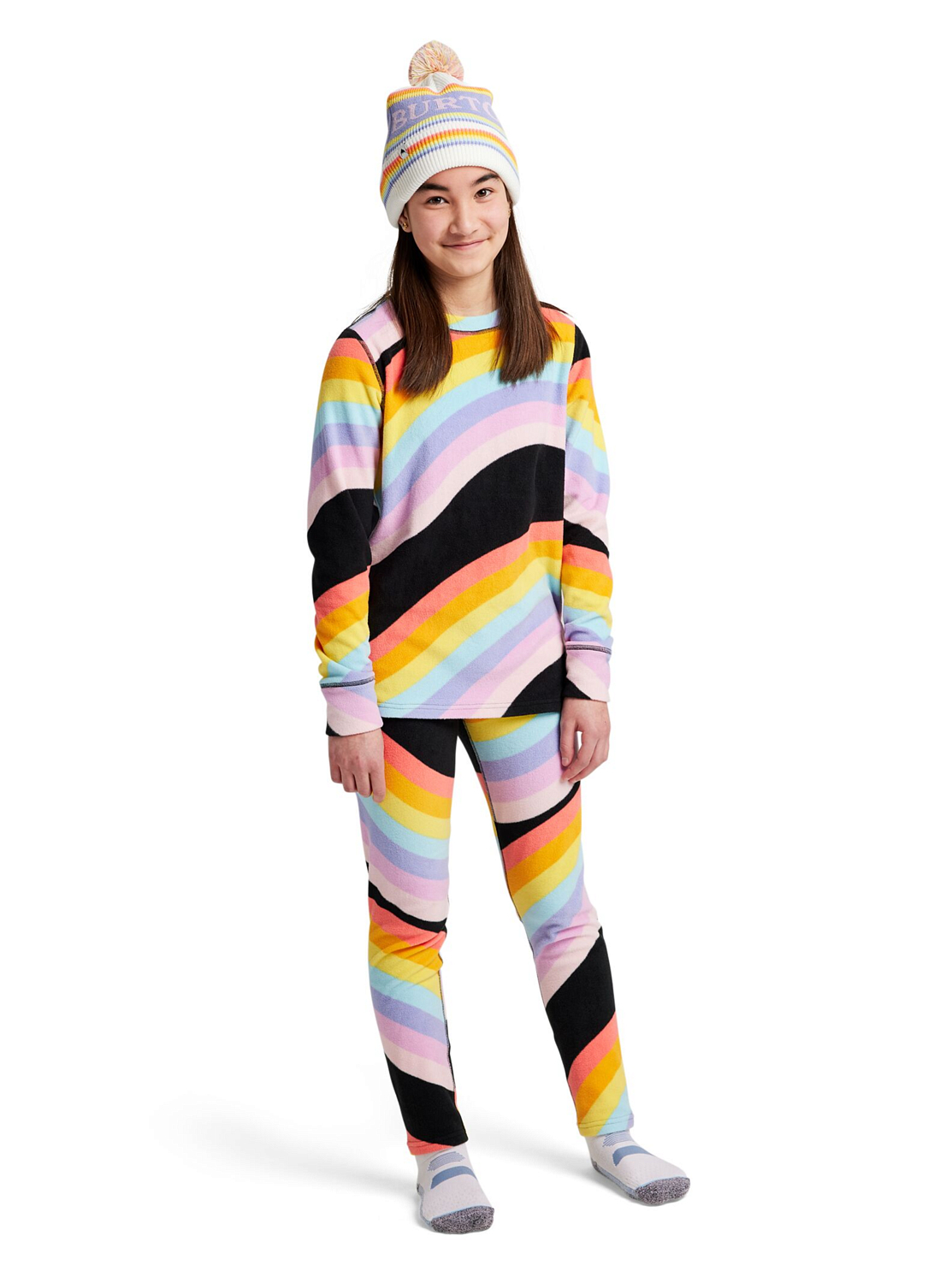 Комплект термобелья детский BURTON Kids Hw Flc Set Trubl Rainbow Mashup
