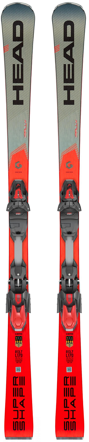 Горные лыжи с креплениями HEAD 2019-20 Supershape i.Rally SW MFPR grey/red + PR 11 MBS BRAKE 85 [G]