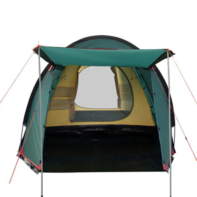 Палатка кемпинговая Tramp Anaconda 4 (V2) Green
