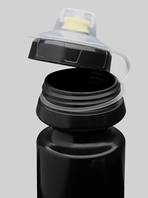 Фляга CLUXX Ergo 550 Black/Yellow