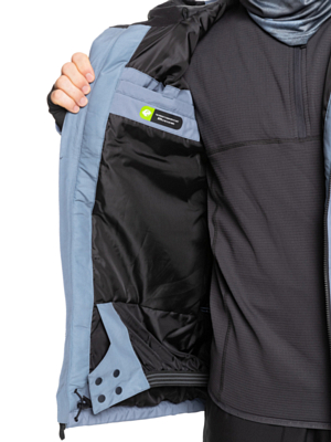 Куртка сноубордическая Quiksilver Mission Block Flint Stone