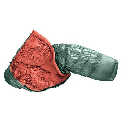 Спальник Deuter Exosphere +4° SL Left Sage/Redwood