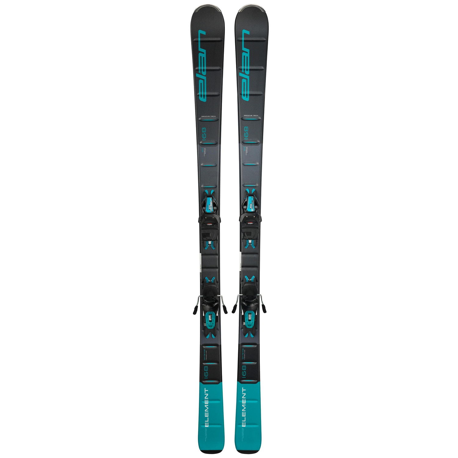 Горные лыжи с креплениями ELAN 2018-19 ELEMENT BLACK/BLUE LS ELW9.0