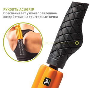 Ролик массажный Trigger Point Grid STK Orange