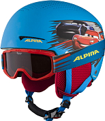 Зимний шлем с визором Alpina 2022-23 Zupo Disney Set Cars Matt
