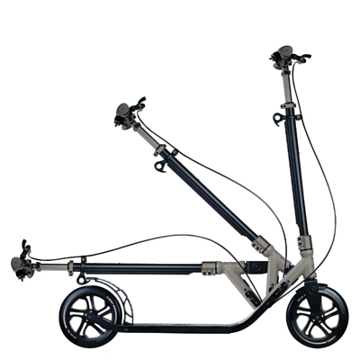 Самокат Globber One NL 230 Ultimate Черно-Свинцово-Серый