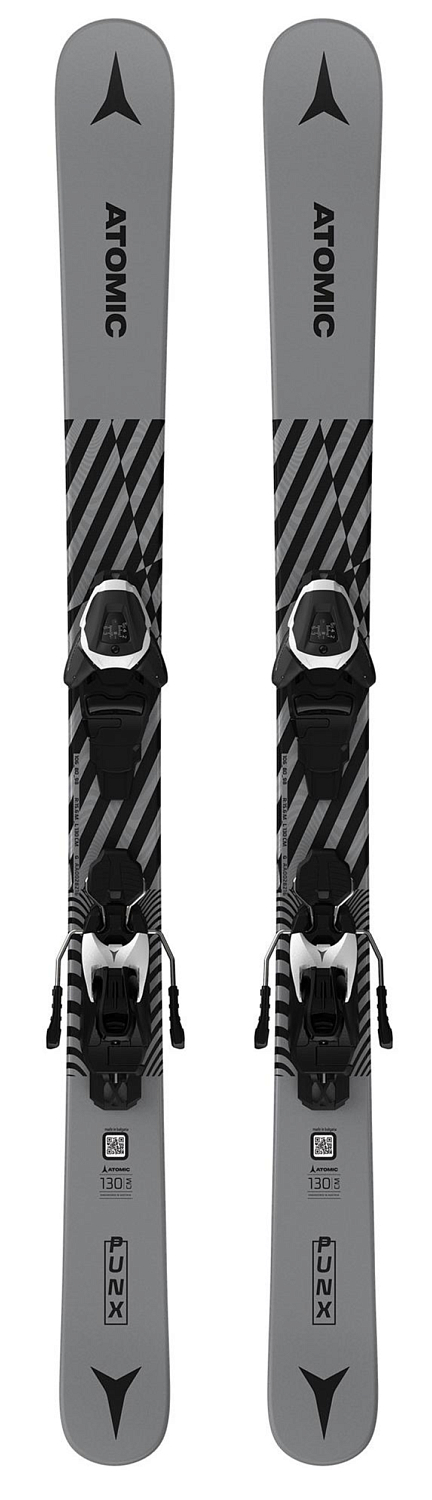 Горные лыжи с креплениями ATOMIC 2020-21 PUNX JR 140-150 + COLT 7 GW Black/Grey 90