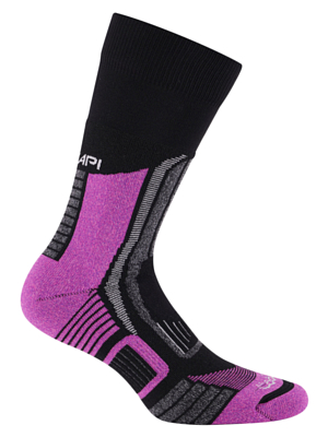 Носки Accapi Trekking Ultralight Crew Black/Fuxia Melange