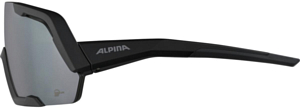 Очки солнцезащитные ALPINA Rocket Q-Lite Black Matt/silver mirror Cat.3, hydrophobic, fogstop