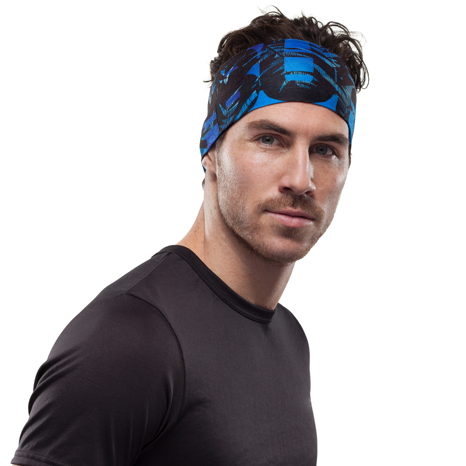 Повязка Buff CoolNet® UV+ Headband Itap Blue