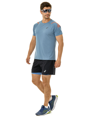 Шорты для бега Asics Fujitrail Black/Blue