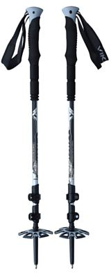 Палки треккинговые VIKING Vario Tour Dark Grey