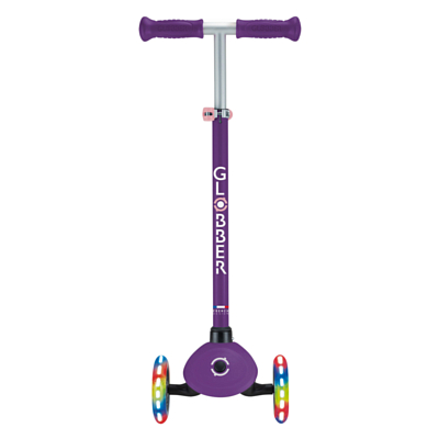 Самокат детский Globber Primo Lights V2 Фиолетово-Розовый
