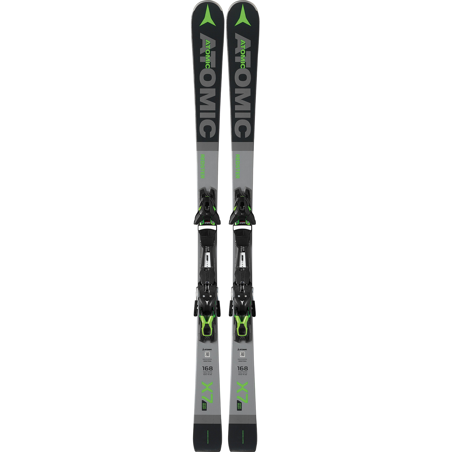 Горные лыжи с креплениями ATOMIC 2019-20 Redster X7 WB + FT 12 Grey