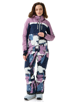 Комбинезон сноубордический Rehall Livia-R Camo Abstract Lavender