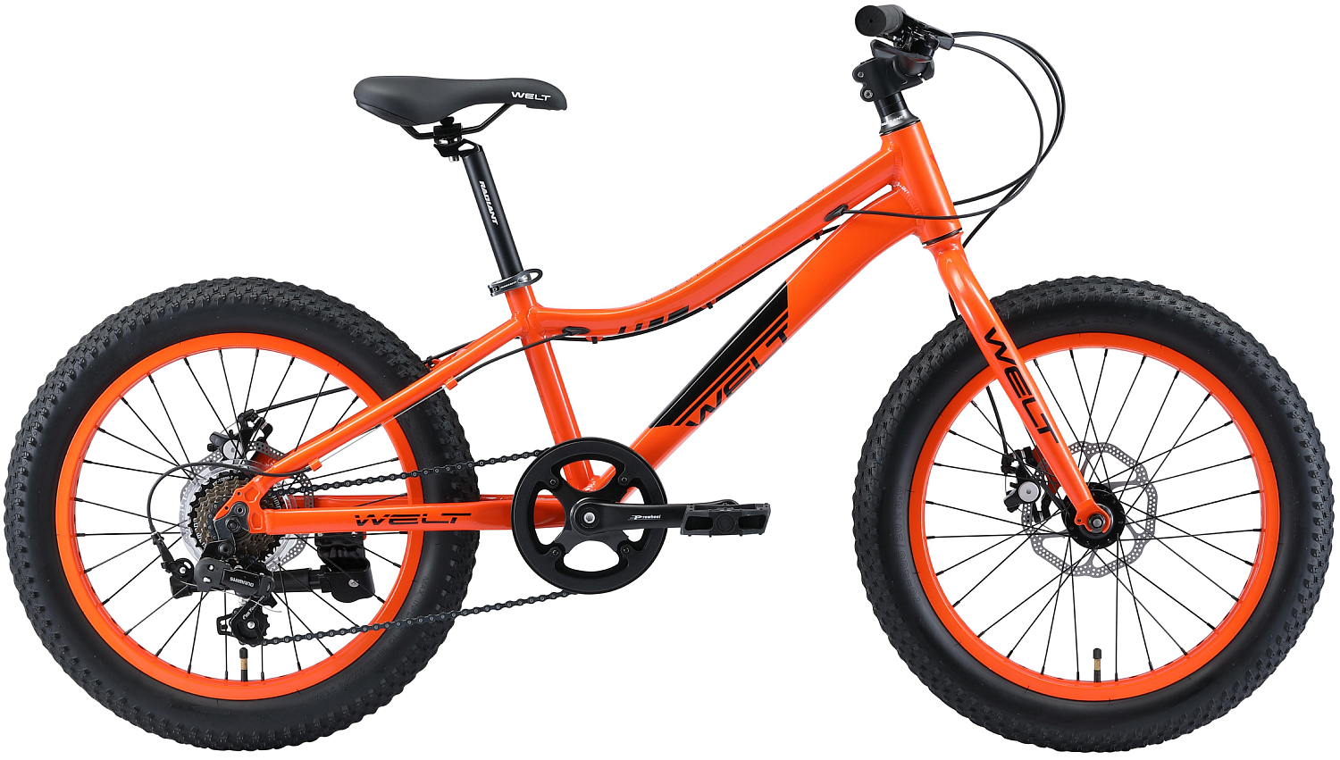 Велосипед Welt Fat Freedom 20 2020 Orange