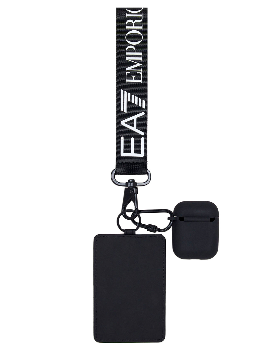 Кошелек EA7 Emporio Armani Air Pods+Card Holder Black/White Logo