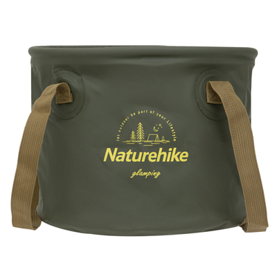 Ведро Naturehike Foldable Round Bucket 10L Army Green