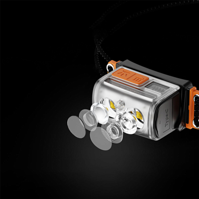 Фонарь налобный Flextail Tiny Helio Orange