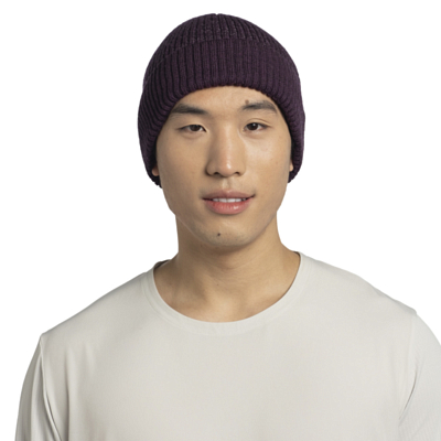 Шапка Buff Merino Active Solid Shadow Purple