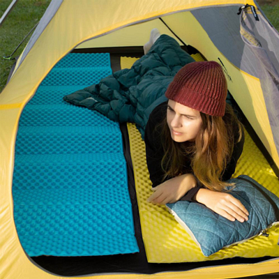 Коврик каремат Naturehike Thickened Folding Egg Nest Mat Yelllow